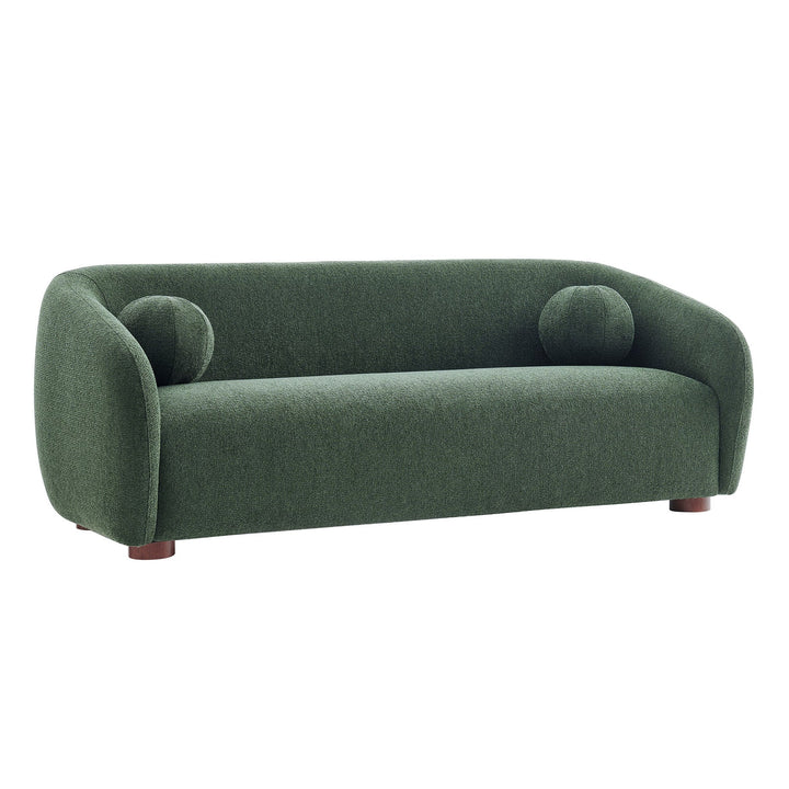 Holland 85" Chenille Fabric Sofa in Pine