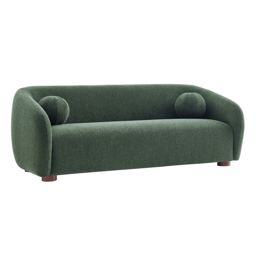 Holland 85" Chenille Fabric Sofa in Pine