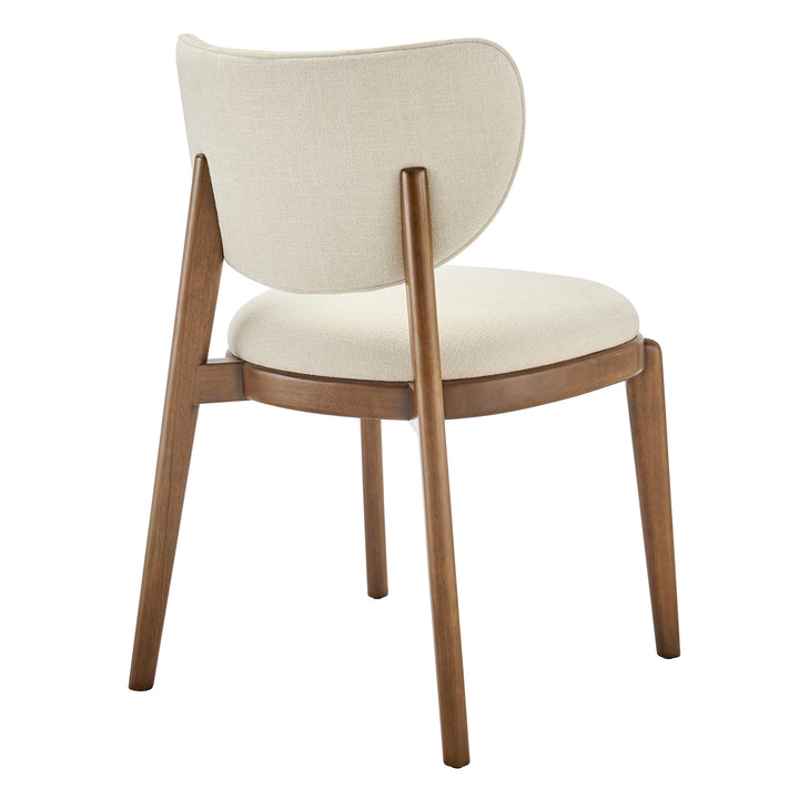 Fenwick Fabric Dining Chairs Set of 2 in Ecru