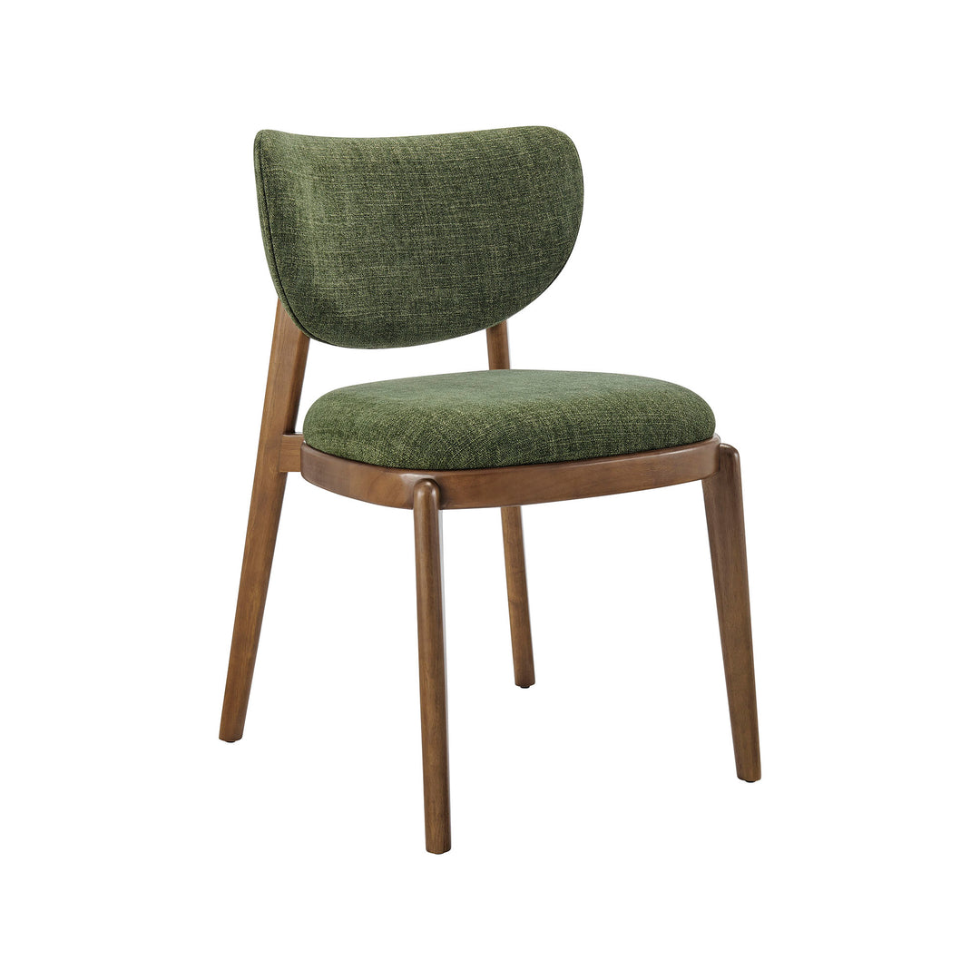 Fenwick Fabric Dining Chairs Set of 2 in Foliage