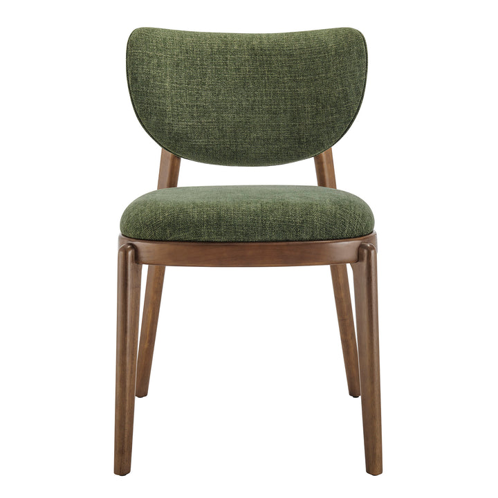 Fenwick Fabric Dining Chairs Set of 2 in Foliage
