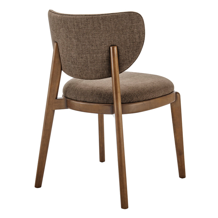 Fenwick Fabric Dining Chairs Set of 2 in Mocha