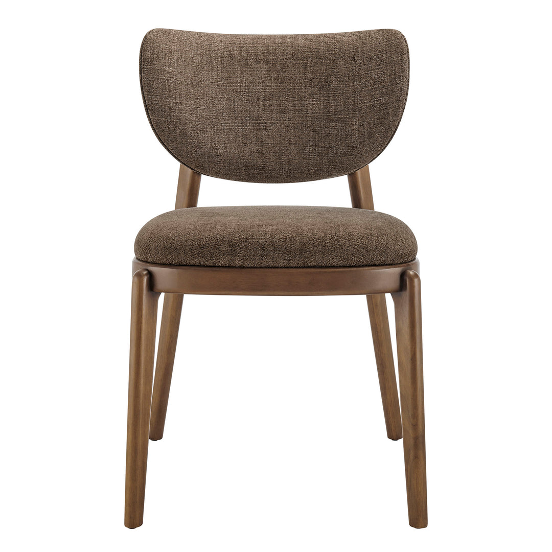 Fenwick Fabric Dining Chairs Set of 2 in Mocha
