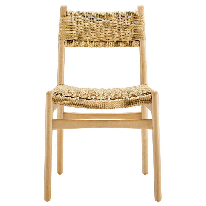 Wynn Rope and Wood Dining Side Chair in Natural