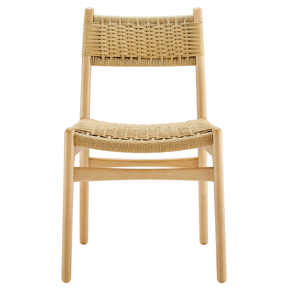 Wynn Rope and Wood Dining Side Chair in Natural