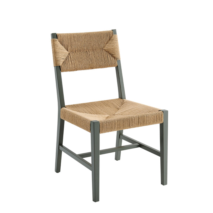Bodie Wood Dining Chair Set of 2 in Light Gray Natural