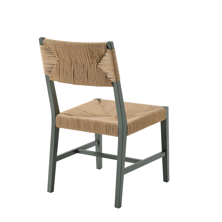 Bodie Wood Dining Chair Set of 2 in Light Gray Natural