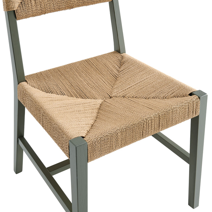 Bodie Wood Dining Chair Set of 2 in Light Gray Natural