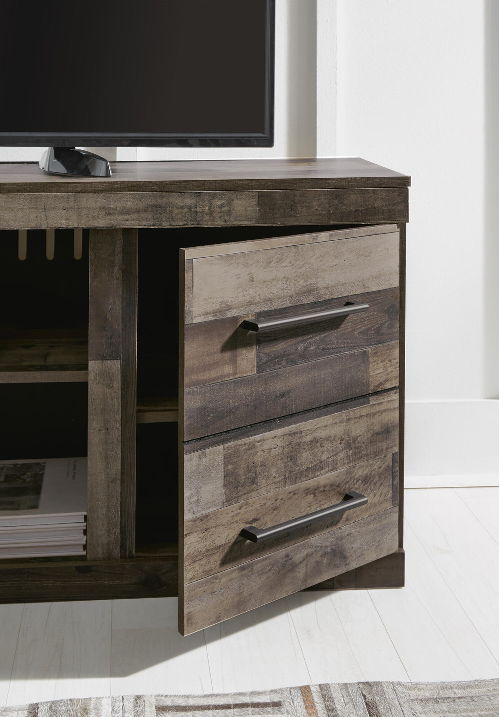 Derekson 4-Piece Entertainment Center - Dark Gray (3)