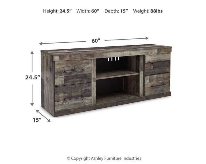 Derekson 60" TV Stand - Dark Gray (9)