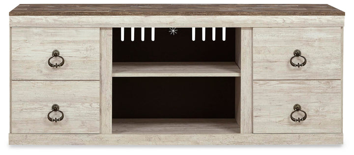 Willowton 60" TV Stand - Light Brown (4)