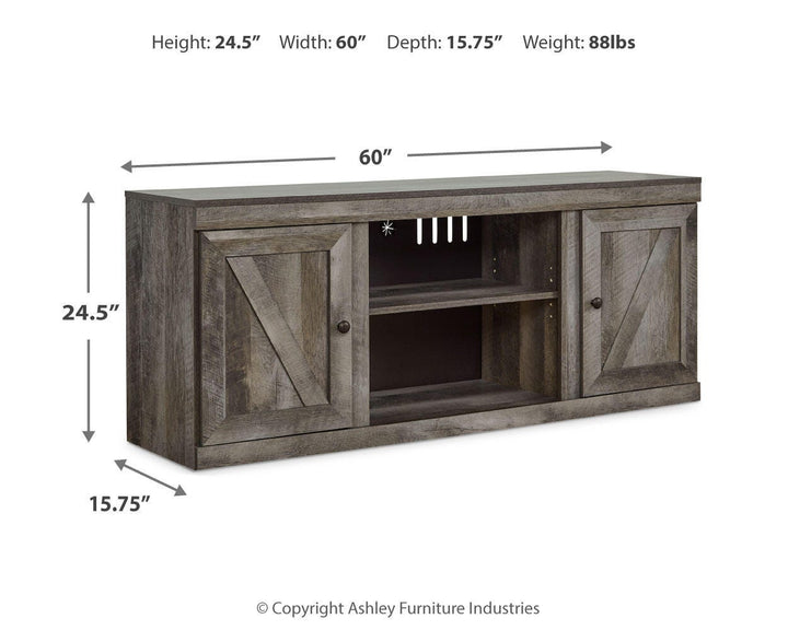 Wynnlow 60" TV Stand - Gray (9)
