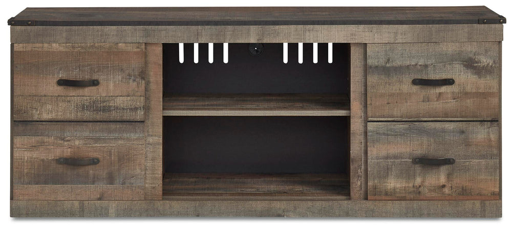 Trinell 60" TV Stand - Dark Brown (3)