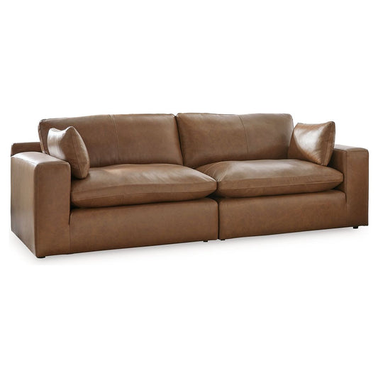 Signature Design by Ashley® Emilia 2-Piece Sectional Loveseat at   Contempo Furniture  Contempo Furniture Emilia 2-Piece Sectional Loveseat Signature Design by Ashley®.