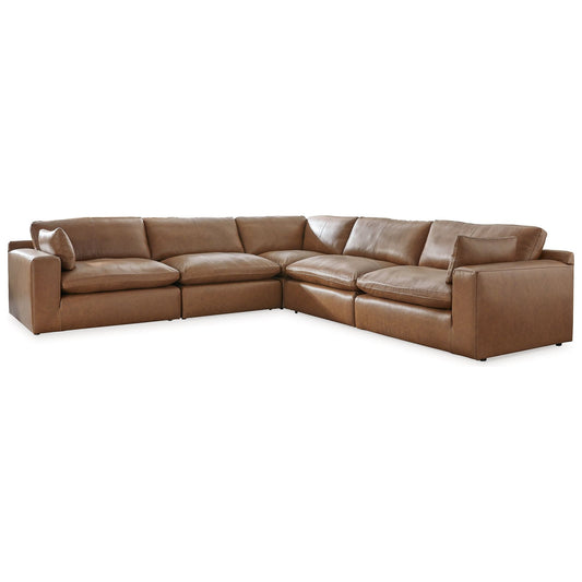 Signature Design by Ashley® Emilia 5-Piece Sectional at   Contempo Furniture  Contempo Furniture Emilia 5-Piece Sectional Signature Design by Ashley®.