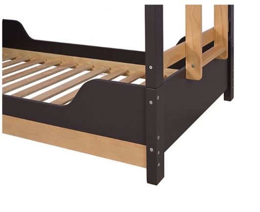 Nestor Twin/Twin Bunk Bed & 2 Twin Mattress - alternate view 4