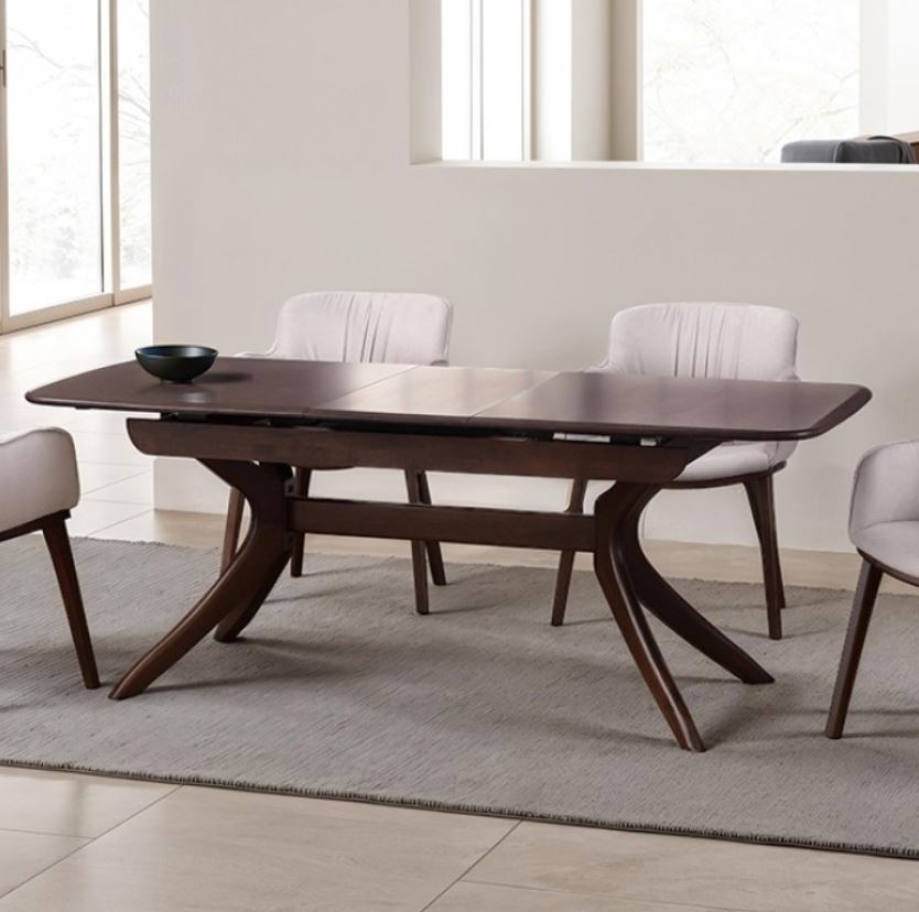 Hadsten 78" Mid-Century Modern Dining Table