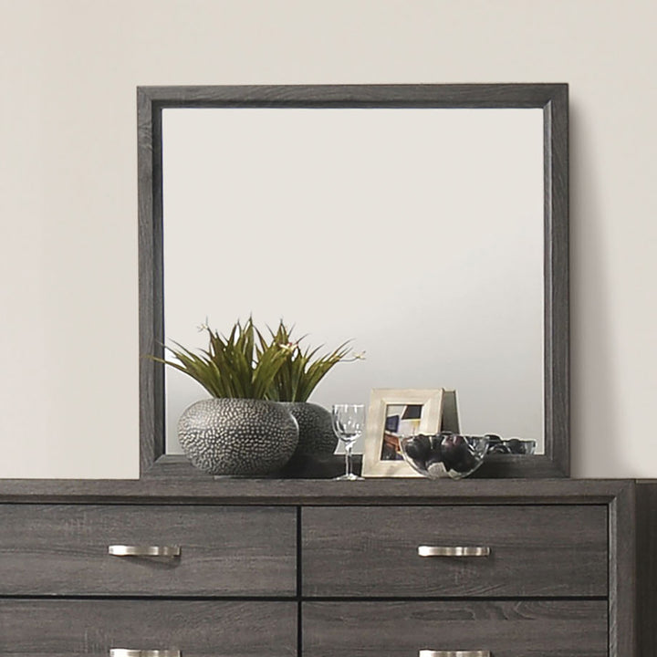 Furniture of America Errico Contemporary King Panel Bed - Gray