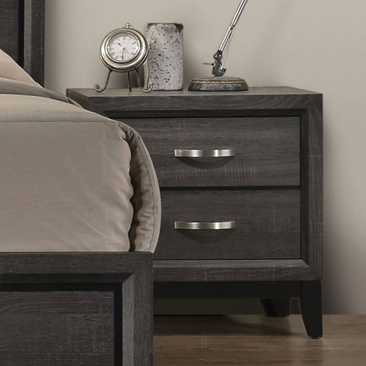 Furniture of America Errico Contemporary King Panel Bed - Gray