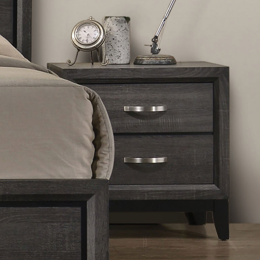 Furniture of America Errico Contemporary King Panel Bed - Gray - alternate view 4