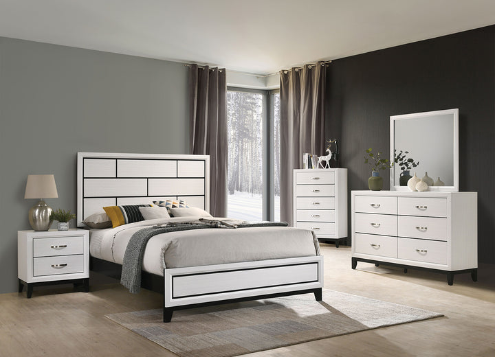 Furniture of America Errico 5-Drawer Chest - White