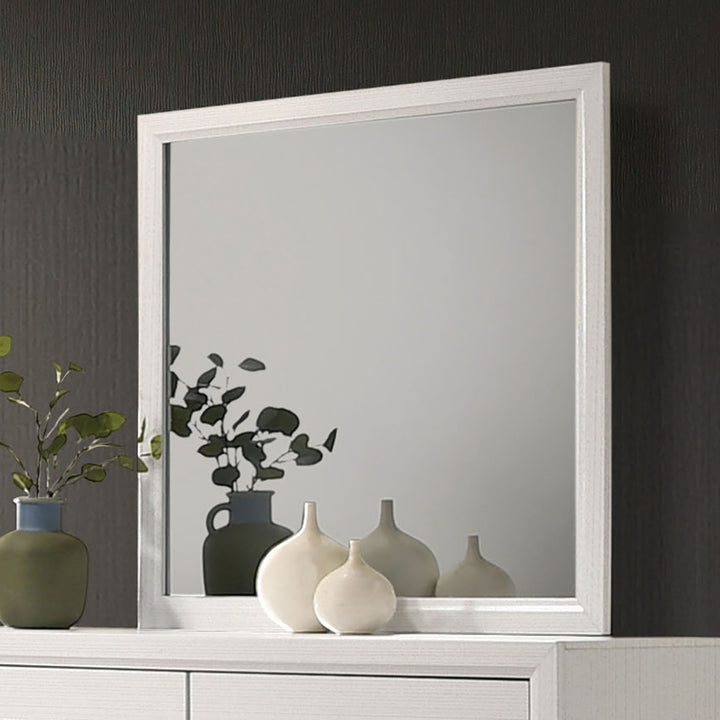 Furniture of America Errico Contemporary King Panel Bed - White
