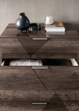 ALF Italia Favignana tall chest in surfaced oak
