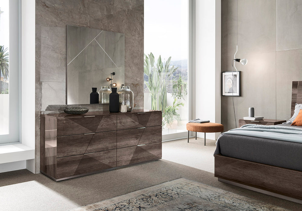 ALF Italia Favignana nightstand in surfaced oak