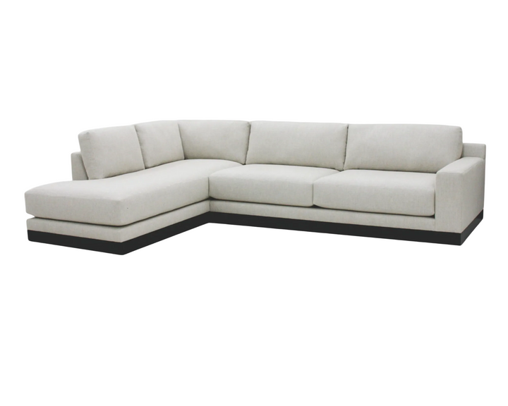 Custom Sectional Flores Design Boston Sectional with Left Facing Chaise
