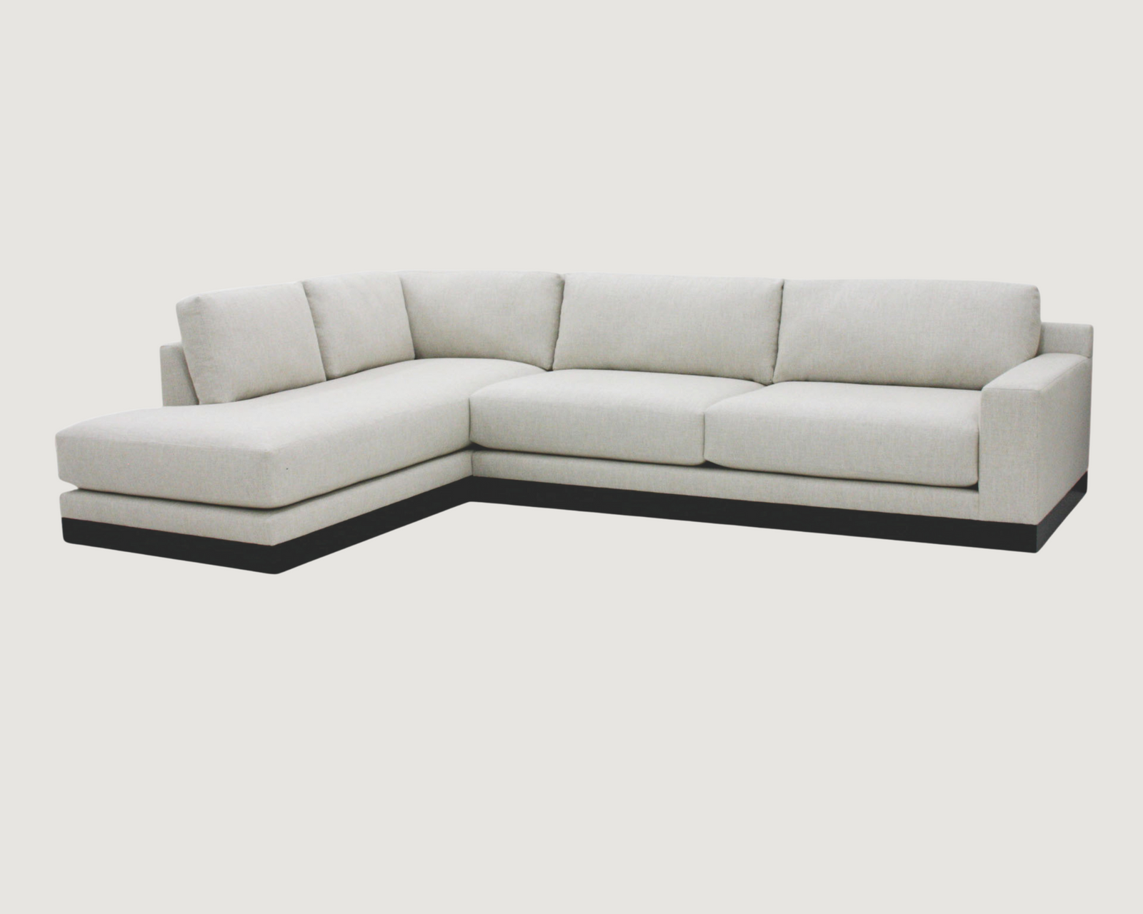 Custom Sectional Flores Design Boston Sectional with Left Facing Chaise