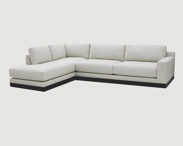 Custom Sectional Flores Design Boston Sectional with Left Facing Chaise