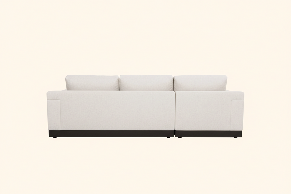 Boston Custom Modern Sofa with Ottoman - alternate view 3