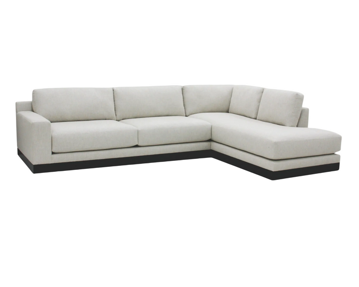 Custom Sectional Flores Design Boston Sectional with Right Arm Facing Chaise