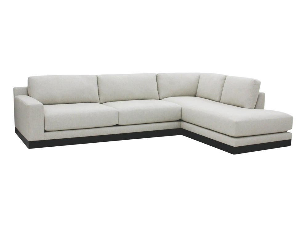 Custom Sectional Flores Design Boston Sectional with Right Arm Facing Chaise