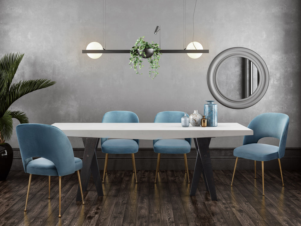 Swell Performance Velvet Dining Chair