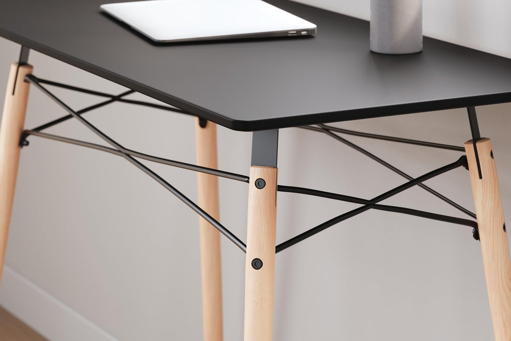 Jaspeni Home Office Desk - Black (8)