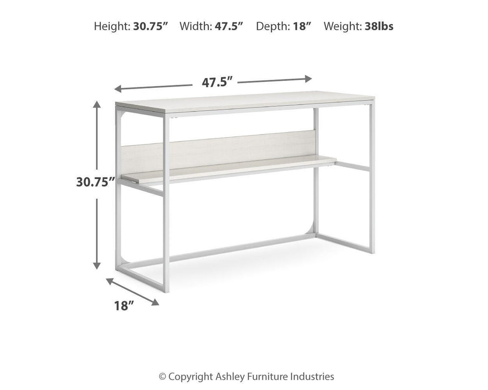 Deznee Home Office Desk - White (8)
