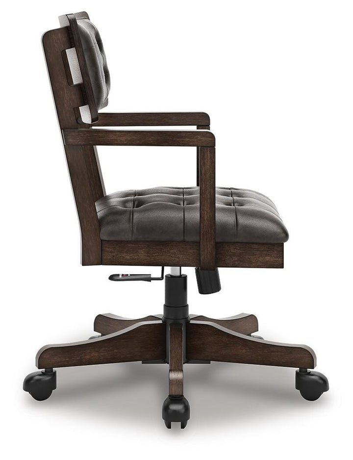 Breckington Home Office Desk Chair - Dark Brown (5)