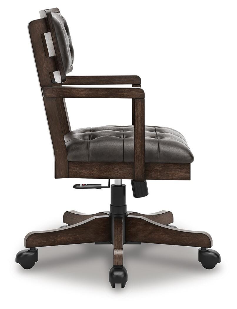 Breckington Home Office Desk Chair - Dark Brown (5)