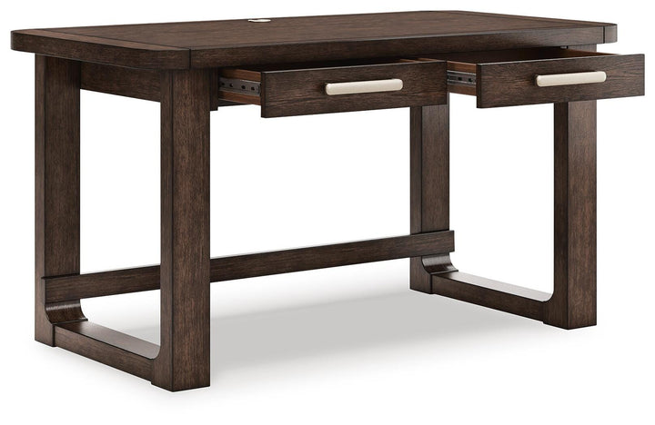 Breckington 56" Home Office Desk - Dark Brown (3)
