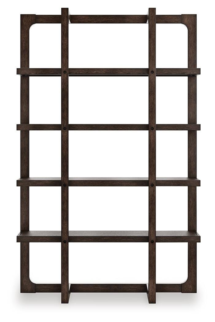 Breckington 76" Bookcase - Dark Brown (6)