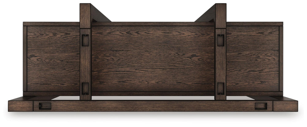 Breckington 76" Bookcase - Dark Brown (8)
