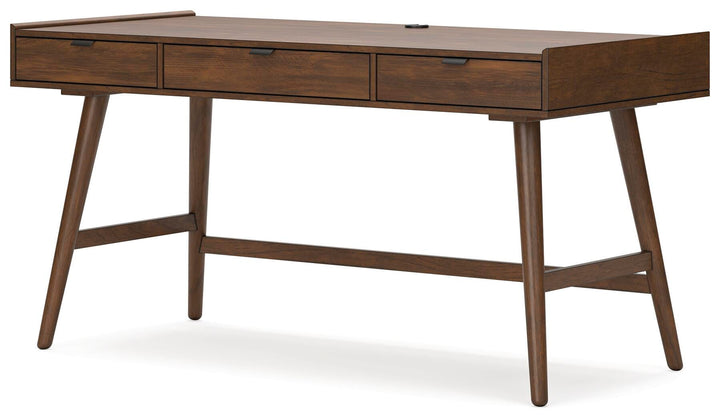 Lyncott 60" Home Office Desk - Dark Brown (1)