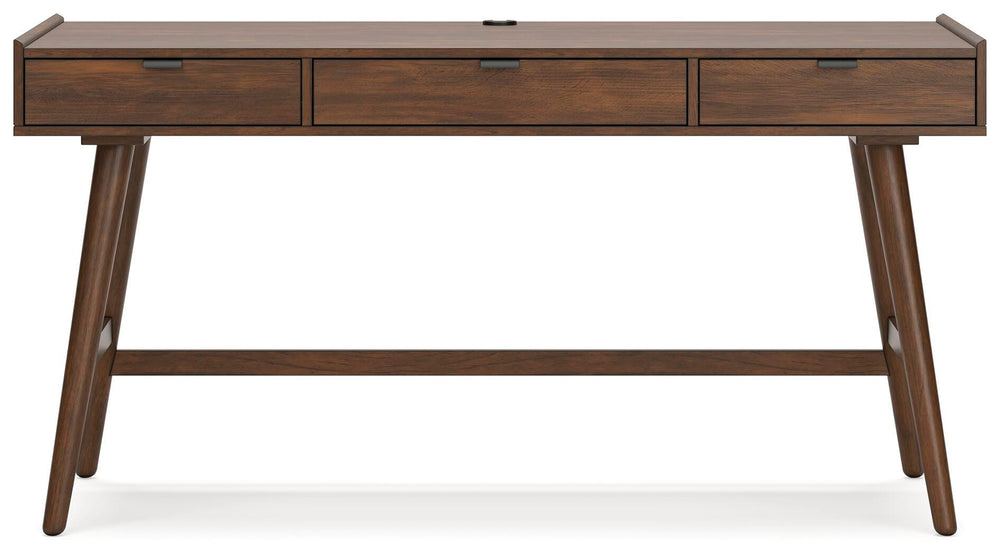 Lyncott 60" Home Office Desk - Dark Brown (6)