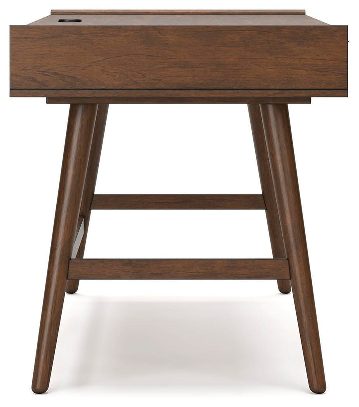Lyncott 60" Home Office Desk - Dark Brown (8)