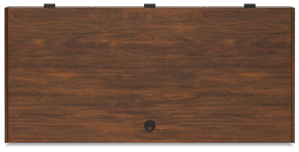 Lyncott 60" Home Office Desk - Dark Brown (9)