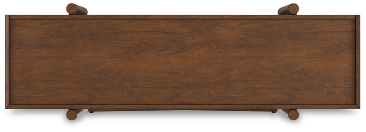 Lyncott 70" Bookcase - Dark Brown (8)