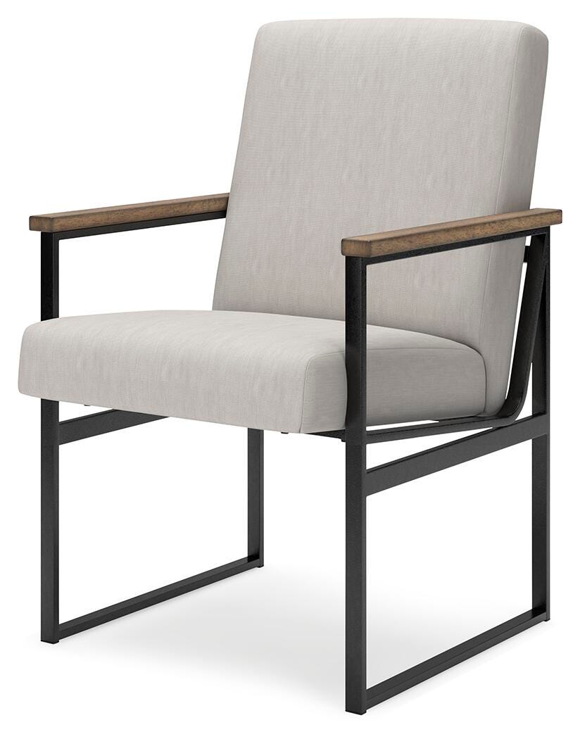 Montia Home Office Desk Chair - Light Brown (4)