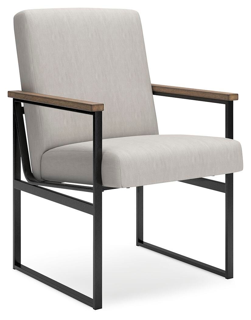 Montia Home Office Desk Chair - Light Brown (1)