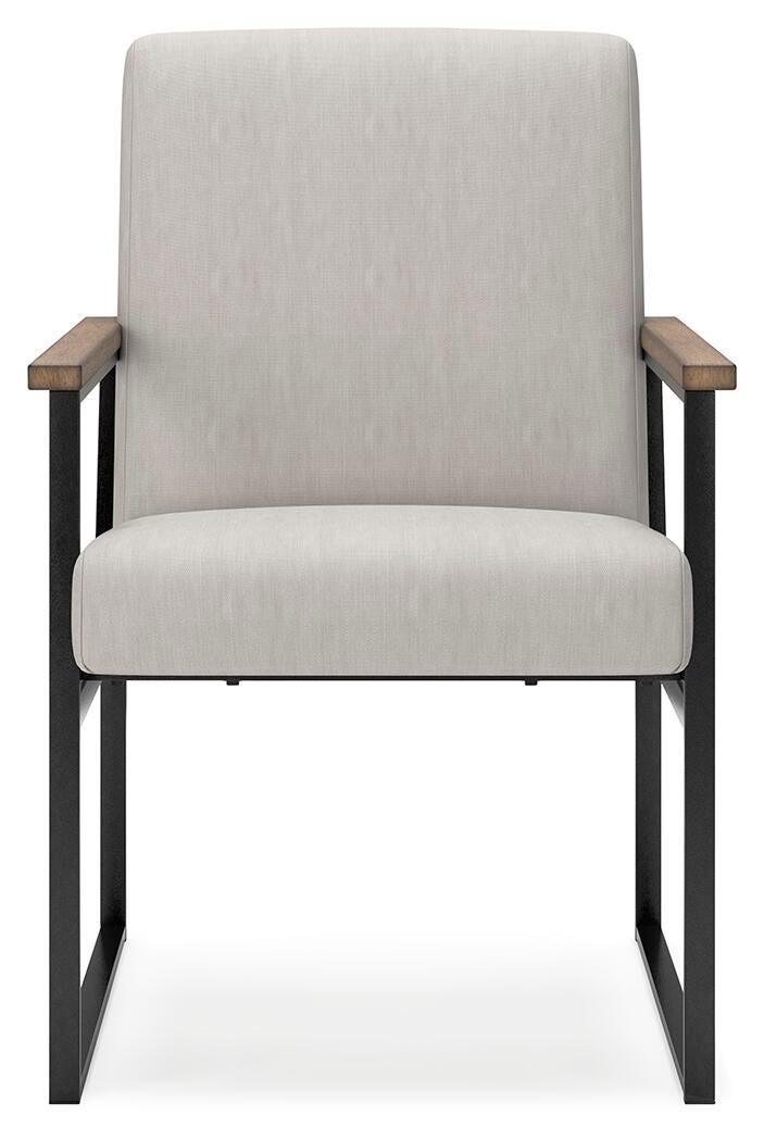 Montia Home Office Desk Chair - Light Brown (5)